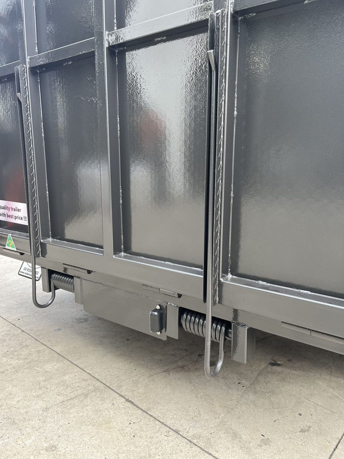 10x6 Van Trailer 2000KG GVM One Piece Drop-down Ramp Spring Loaded ...