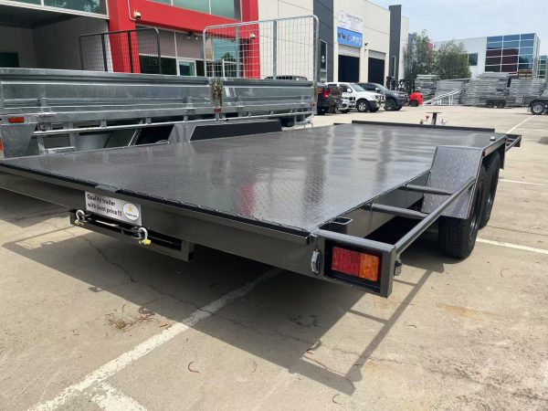 16x6'6" Car Trailer 3200KG GVM brand new / slide under ramps / four wheel electric brakes - Image 3